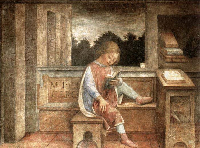 The Young Cicero Reading